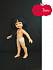 Кукла Лиу без одежды, 32 см  - миниатюра №1